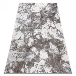   Modern NOBLE 1515 64 Márvány , геометричен - krem / siva 120x170 cm tepih