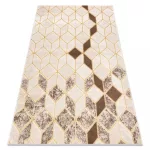 Modern MEFE tepih B400 Kocka, geometriai 3D - krem / bež 120x170 cm