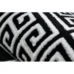  Moderna GLOSS prostirka, staza 6776 85 elegantna, grčko crna / slonovača 80x200 cm