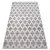 CORE tepih W6764 Lóhere Marokkói Trellis - Structural, két szintű, siva / krem 180x270 cm