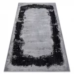 CORE tepih A004 árnyékolt - Structural, két szintű, crne / siva 180x270 cm