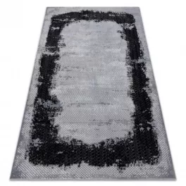   CORE tepih A004 árnyékolt - Structural, két szintű, crne / siva 180x270 cm