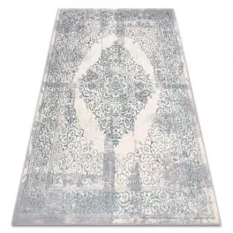   CORE tepih W7161 Rozetta Vintage - Structural, két szintű, svijetloplava / krem / siva 160x220 cm