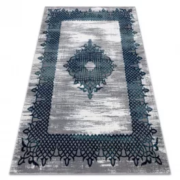   CORE tepih W9797 Rozetta - Structural, két szintű, plava / siva 160x220 cm