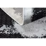 CORE tepih A004 árnyékolt - Structural, két szintű, crne / siva 140x190 cm