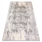 CORE tepih W3824 Ornament Vintage - Structural, két szintű, krem / siva 80x150 cm