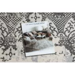 CORE tepih W3824 Ornament Vintage - Structural, két szintű, krem / siva 80x150 cm