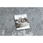 CORE tepih W3824 Ornament Vintage - Structural, két szintű, svijetloplava / krem / siva 80x150 cm