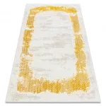CORE tepih 004A árnyékolt - Structural, két szintű, elefántcsont / arany 120x170 cm