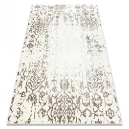   CORE tepih 247A Ornament Vintage - Structural, két szintű, krem / smeđa 120x170 cm
