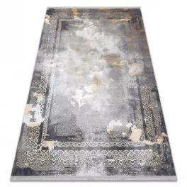 Modern LUCE 77 vintage - siva / mustár 173x270 cm tepih