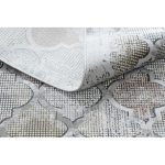 Modern LUCE 75 Marokkói Trellis vintage - siva / mustár 77x150 cm tepih