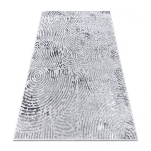  Moderan MEFE tepih 8725 Circles fingerprint - sivi 240x330 cm