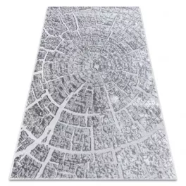 Modern MEFE tepih 6185 Fa Faipari - siva 80x150 cm