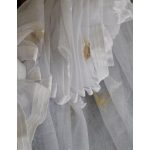  TRD. Gotova zavjesa Amelia bijela bež uzorak leptira 300x250cm