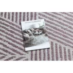 tepih COLOR 47176260 SISAL vonalak, háromszögek, bež / ružičasta 120x170 cm