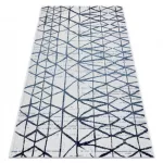 tepih COLOR 47278306 SISAL vonalak, háromszögek bež / plava 120x170 cm