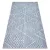 tepih COLOR 47176360 SISAL vonalak, háromszögek, bež / plava 80x150 cm