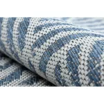 tepih COLOR 47176360 SISAL vonalak, háromszögek, bež / plava 80x150 cm