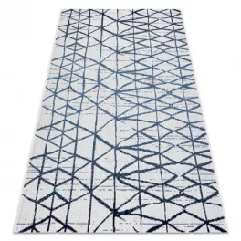   tepih COLOR 47278306 SISAL vonalak, háromszögek bež / plava 80x150 cm