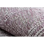 tepih COLOR 47373260 SISAL vonalak, háromszögek, ibolya / bež 80x150 cm