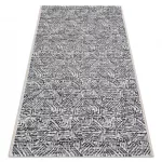 tepih COLOR 47373960 SISAL labirintus siva / bež 80x150 cm