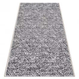 tepih COLOR 47373960 SISAL labirintus siva / bež 80x150 cm