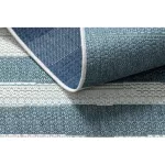 tepih COLOR 19676369 SISAL vonalak bež / син 160x230 cm