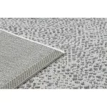 Fonott sizal flat tepih 48832367 Körök, pontok krem / siva 140x200 cm