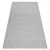 Fonott sizal flat tepih 48607637 Négyzetek rombusz siva / krem 160x230 cm