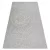 Fonott sizal flat tepih 48832637 Körök, pontok siva / krem 160x230 cm