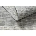 Fonott sizal flat tepih 48829637 siva 200x290 cm