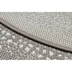 Kab. Pleteni sisal ravni tepih krug 48834686 Točkice rumeno bež krug 120 cm