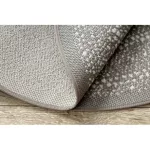 Kab. Pleteni sisal ravni tepih krug 48834686 Točkice rumeno bež krug 120 cm