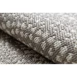 Kab. Pleteni sisal ravni tepih krug 48834686 Točkice rumeno bež krug 120 cm