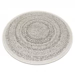  Kab. Pleteni sisal ravni tepih krug 48834866 Točkice rumeno krem krug 120 cm