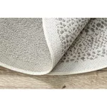  Kab. Pleteni sisal ravni tepih krug 48834866 Točkice rumeno krem krug 120 cm