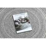  Kab. Pleteni sisal ravni tepih krug 48837637 Boho, pletenica siva krug 120 cm