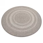  Kab. Pleteni sisal ravni tepih krug 48837686 Boho, pletenica bež krug 120 cm