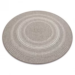    Kab. Pleteni sisal ravni tepih krug 48837686 Boho, pletenica bež krug 120 cm