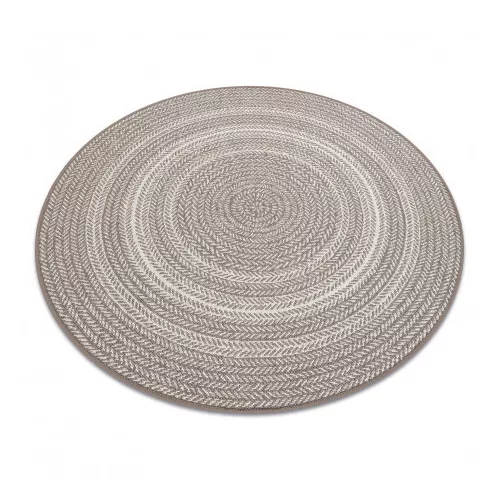  Kab. Pleteni sisal ravni tepih krug 48837686 Boho, pletenica bež krug 120 cm