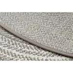  Kab. Pleteni sisal ravni tepih krug 48837686 Boho, pletenica bež krug 120 cm