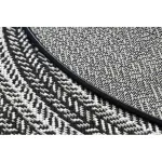  Kab. Pleteni sisal ravni tepih krug 48837690 Boho, pletenica crna krug 120 cm
