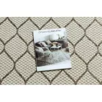 Fonott sizal tepih boho 46211061 Lóhere Marokkói Trellis bež 80x150 cm