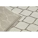 Fonott sizal tepih boho 46211061 Lóhere Marokkói Trellis bež 80x150 cm