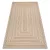  Kab. FLAT 48962265 Sisalov tepih Geometrijski - prirodna bež boja slame, kord 80x150 cm
