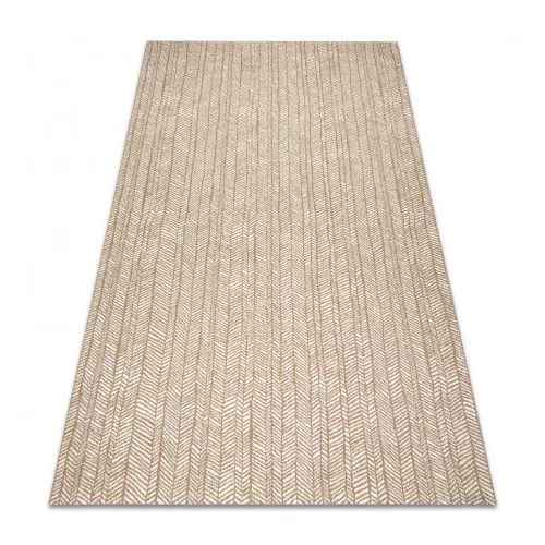  Kab. FLAT 48964265 Sisalov tepih Riblja kost - prirodna bež boja slame, kord 80x150 cm