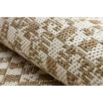  Kab. FLAT 48955265 Sisalov tepih Geometrijski - prirodna bež boja slame, kord 120x170 cm