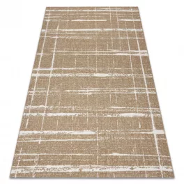    Kab. FLAT 48965265 Sisalov tepih Trellis vintage - prirodna bež boja slame, kord 120x170 cm