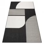  Kab. Pleteni ravni tepih od sisala 49384690 APSTRAKT krem / crna 80x150 cm